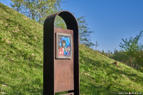 Gemeinde Kraiburg Landkreis Mühldorf Schlossberg Kreuzweg Station (Dirschl Johann) Deutschland MÜ